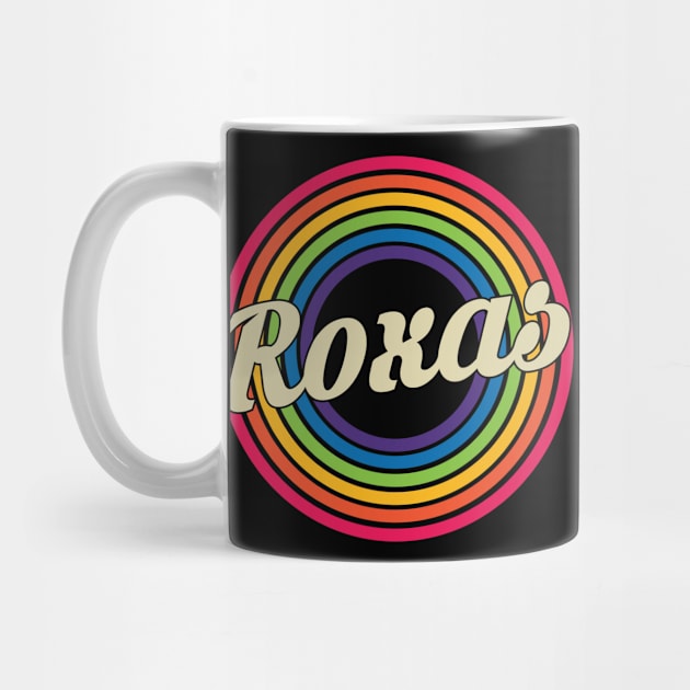 Roxas - Retro Rainbow Faded-Style by MaydenArt